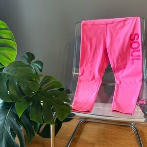 Soul Cycle Hot Pink Leggings